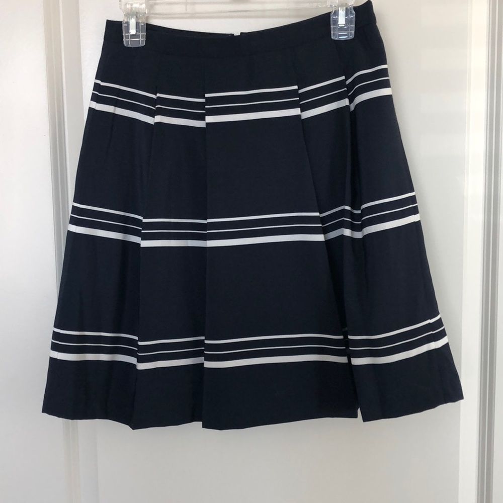 Navy Swing Skirt